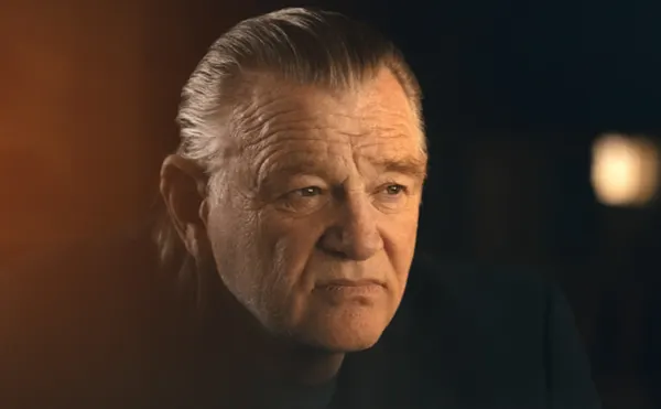 Head and shoulders image of actor Brendan Gleeson, a white man with fair hair, in his 70s. 