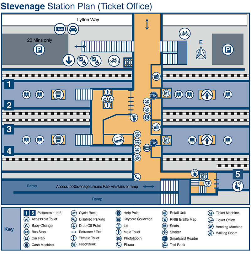 Stevenage Station platform layout | RailUK Forums