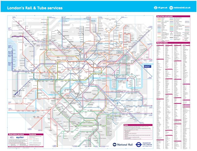 Maps of the National Rail Network | National Rail