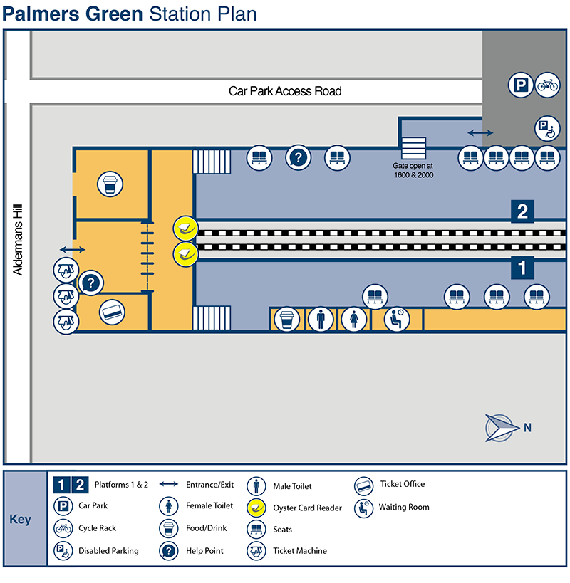 Palmers Green Station National Rail