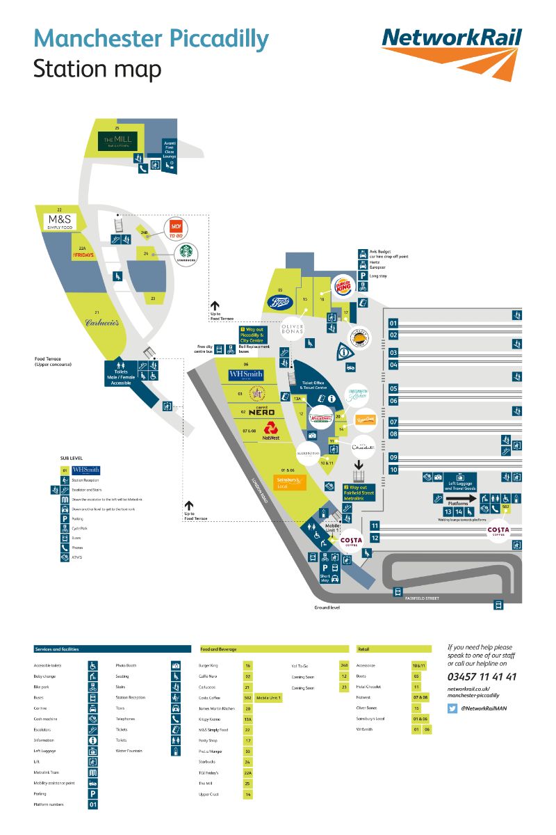 Manchester Piccadilly Station National Rail