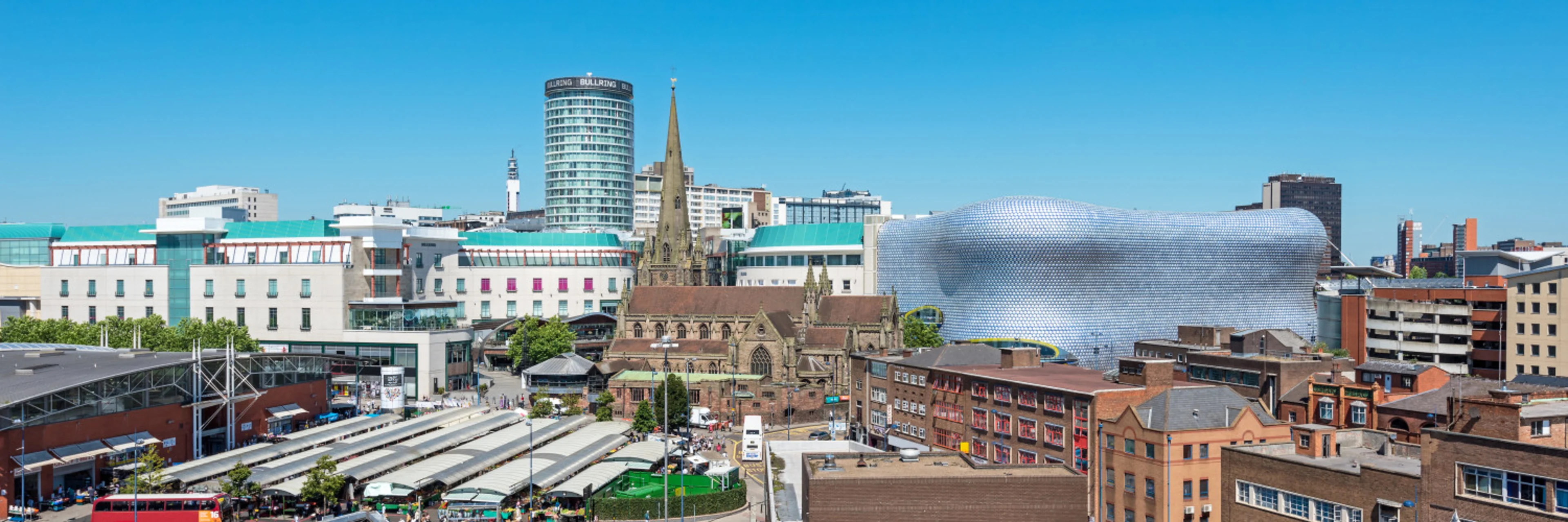 Photo of the Birmingham city skyline 